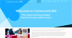 Desktop Screenshot of bni-clerkenwell.co.uk
